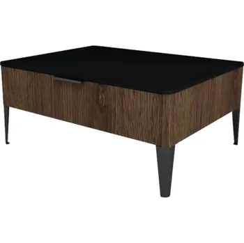 Koupelnový nábytek Koupelnová skříňka nízká Devo Lotos bronzová/černá 70 x 31 x 53 cm LF-SZS1S70x31-F115