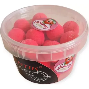 Boilies Autentik Sniper pop up boilies Jahoda-Scopex 10mm (Perfektní kombinace.)
