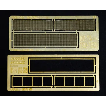 Plastikový model Royal Model 1/35 Engine grill screen KV 14 (SU-152)
