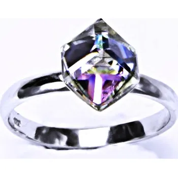 Prsten Stříbrný prsten Swarovski Vitrail light - T1230 (Stříbrný prsten se Swarovski krystalem)
