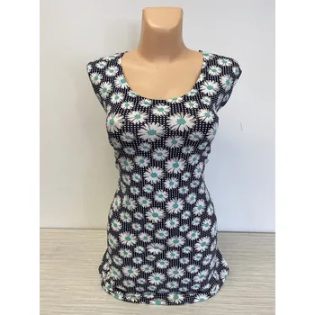 dámské topy, Barva Modrá, Velikost XXXL 54, Materiál 96% Viskoza 4% Lycra