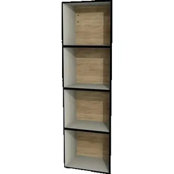 Koupelnový nábytek Koupelnová skříňka vysoká Devo Sonus 2.0 Muschel 38 x 124,5 x 28 cm SO2-SO38x125-F91