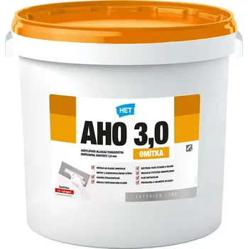 Omítka HET AHO akrylátová omyvatelná fasádní omítka 25 kg 3.0 mm Bílá