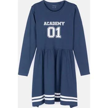 Dívčí šaty GATE Bavlněné varsity šaty s potiskem 5Y 8358060/77