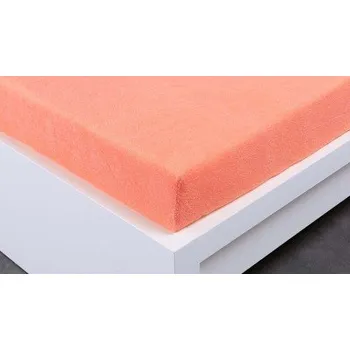 Prostěradlo Jersey prostěradlo Exclusive jednolůžko - lososová 90x200 cm