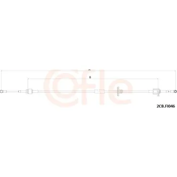 Převodovka Tažné lanko, ruční převodovka, , COFLE, 92.2CB.FI046