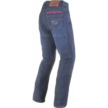 Moto kalhoty SPARK jeansy Desert Rose modré 42