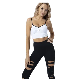 Royal Wolf Sportovní set Bum lift Melody Ripped, Bílo-černý Velikost: L