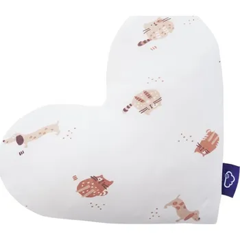 Dekorativní polštářek TRÄUMELAND Polštářek Herz Cats&Dogs