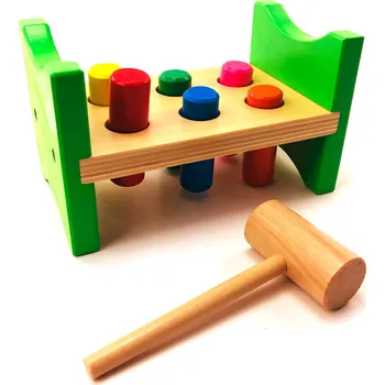 Hrací kostka Appetitissime Dřevěná zatloukačka