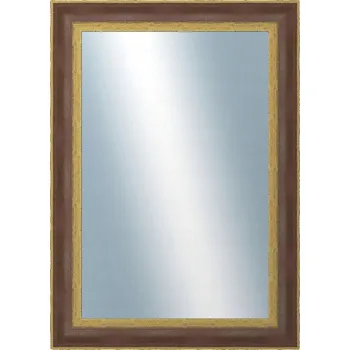 Zrcadlo Zrcadlo DANTIK nástěnné obdélníkové, rám dřevo, 500 x 700 mm