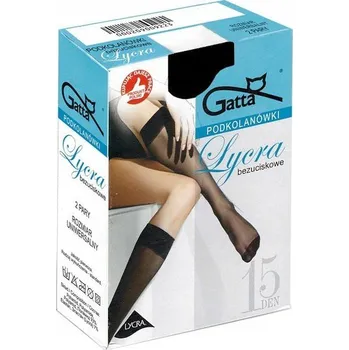 Dámské punčochy Tenké podkolenky Gatta Lycra 15 den A'2 Velikost: ONE SIZE, Barva: vanilková