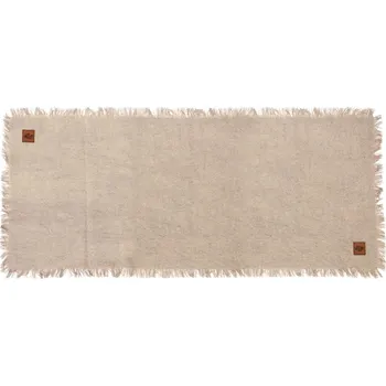 ubrus Bavlněný ubrus/běhoun Edge, 150x40cm, béžová