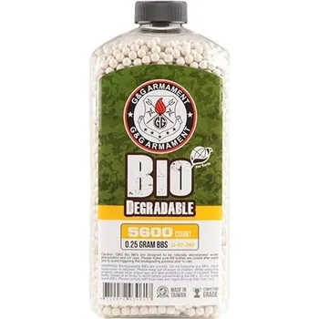 Airsoft Airsoftové kuličky G&G BIO 0,25g, 5600bb, láhev