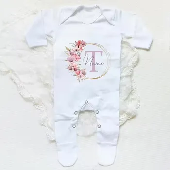 Kojenecký overall Kojenecký overal pro miminka s vlastním jménem na přání a písmenem z abecedy Velikost: 0-3 měsíce, Písmenko: F
