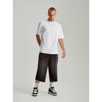 Pánská móda Džínové kraťasy - 32 - House - černá - 661CY-99J