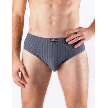 Slipy Gina slipy 71124 - šedá, XXL (Pánské slipy Gina)