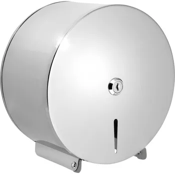 Zásobník na toaletní papír max. Ø 19cm, 205x210x115mm, nerez lesk