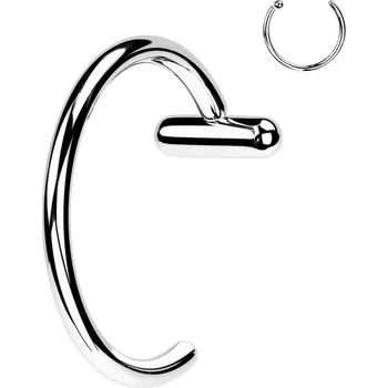 Piercing Šperky4U Piercing do nosu - kruh titan - TIT1364-ST