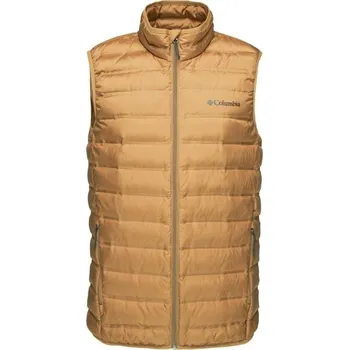 Pánská vesta Pánská zimní vesta Columbia LAKE 22 II DOWN VEST XXL Hnědá, Stříbrná