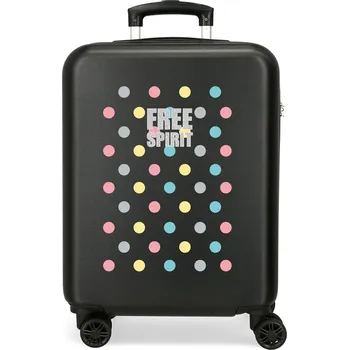 JOUMMABAGS Cestovní kufr ABS Movom Free Dots 55 cm
