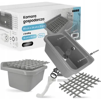 Obraz Jednokomorový dřez TRCR polypropylen šedý