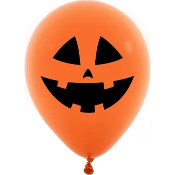 Party dekorace Balonky Praha - Latexový balonek Halloweenská dýně, 30 cm