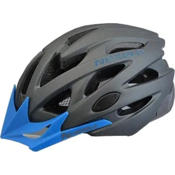 Cyklistická přilba Přilba NEXELO STRAIGHT šedo-modrá mat MD