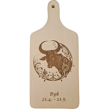 Kuchyňské prkénko IDARY Dekorační kuchyňské prkénko znamení – Býk
