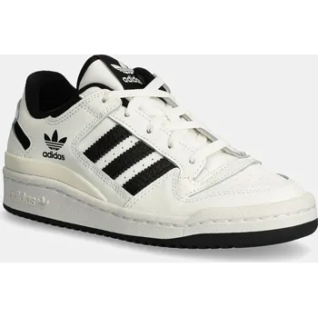 Chlapecká obuv Dětské kožené sneakers boty adidas Originals FORUM LOW CL IH7918 bílá 00X, EUR 36