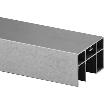 Zábradlí Krycí lišta, Linear Light, 65x40x1,5 mm, délka 5000 mm Krycí lišta, Linear Light, 65x40x1,5 mm, délka 5000 mm, U=24x24, hliník, surový