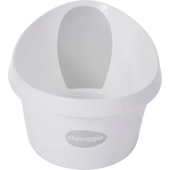koupací vanička SHNUGGLE Vanička Toddler bílá se světle šedou opěrkou
