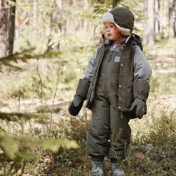 LEOKID Zimní bunda Color Block Green Scape Velikost (od výrobce): 18 - 24 m.