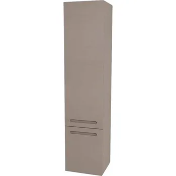 Koupelnový nábytek Koupelnová skříňka vysoká Devo Vena 2.0 pravá šedá strukturovaná 35 x 150 x 33 cm VE2-S1D1SP35-2-F101