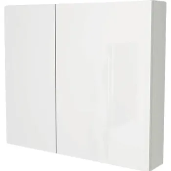 Koupelnový nábytek Zrcadlová skříňka bez osvětlení Devo Vena 2.0 pravá 80 x 15 x 70 cm pearl grey