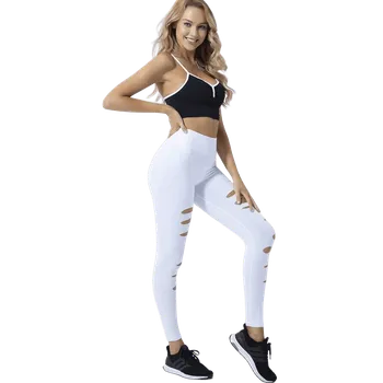 Royal Wolf Sportovní set Bum lift Melody Ripped, Černo-bílý Velikost: M