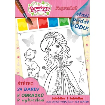 omalovánky Strawberry 2 - AQUAART A4 Stačí přidat vodu!