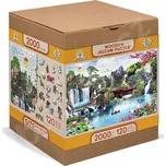 Wooden City Dřevěné puzzle vodopády v…