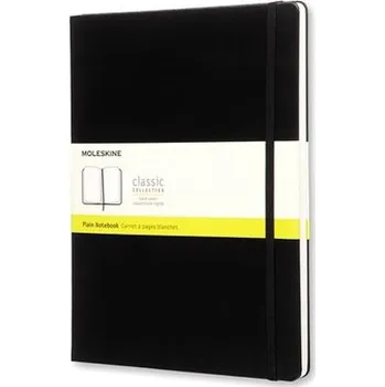 Blok Moleskine, Nelinkovaný zápisník Moleskine v pevné vazbě XL černý - Formadore