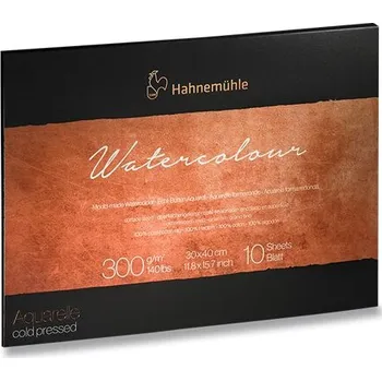 Skicář Hahnemühle Watercolour cold pressed 30 x 40 cm, 10 listů