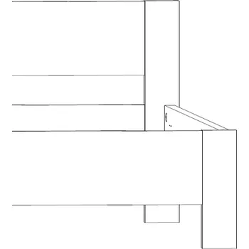 Postel BMB postel Marika klasik 180 imitace dřeva Provedení: Rovné rohy