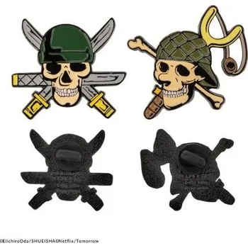 Party dekorace One Piece Set odznaků 2 ks - Zoro & Usopp