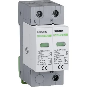 modulární přístroj a rozvaděč Svodič přepětí NOARK 103336 EX9UE 1+2 (B+C), 12,5 kA, 275 VAC, 2pól