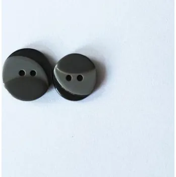 Knoflík Knoflík šedý 20597 - Šedá, 15mm