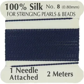 Korálek Hedvábná nit č. 35 (0.8mm)