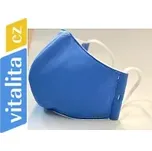 TNG rouška textilní 3-vrstvá L modrá