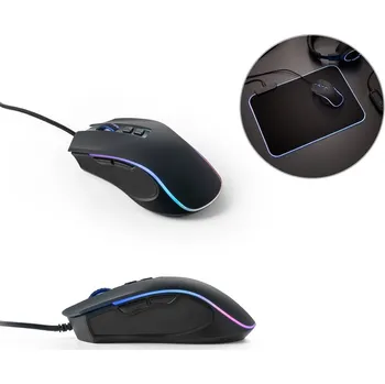 Myš THORNE MOUSE RGB. Herní myš s 1.5m kabelem a ABS RGB LED podsvícením 1 bez potisku bez potisku