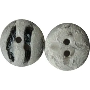 Knoflík 18981 Knoflík šedý VTP0953/32L - Vzorovaná, 20 mm