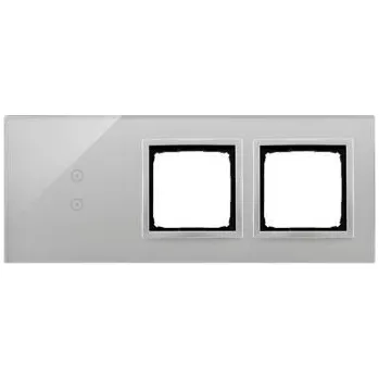 Elektrická zásuvka Simon DSTR3300/71 Moduly s dotykovým panelem 3 2 vertikální dotyková pole, otvor pro příslušenství Simon 54, otvor pro příslušen