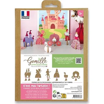 Výtvarná sada Kreativní dřevěná sada Gomille Princezny